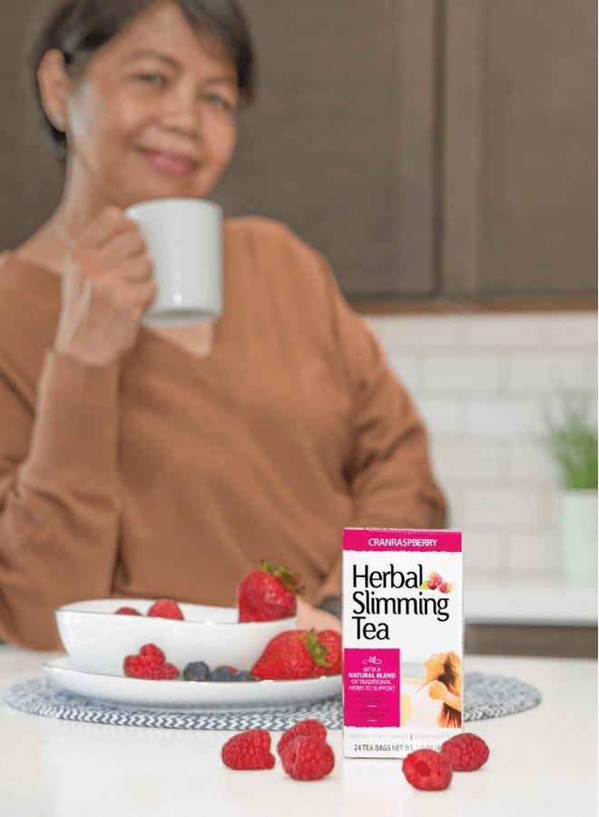 21st Century Cranraspberry Herbal Slimming Tea - 24 Bags - Image 4